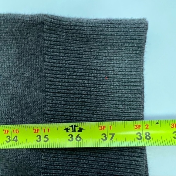 MICHAEL Michael KORS Women’s Sweater Dress Medium Gray Gothic Stud Embellishment - Picture 11 of 16